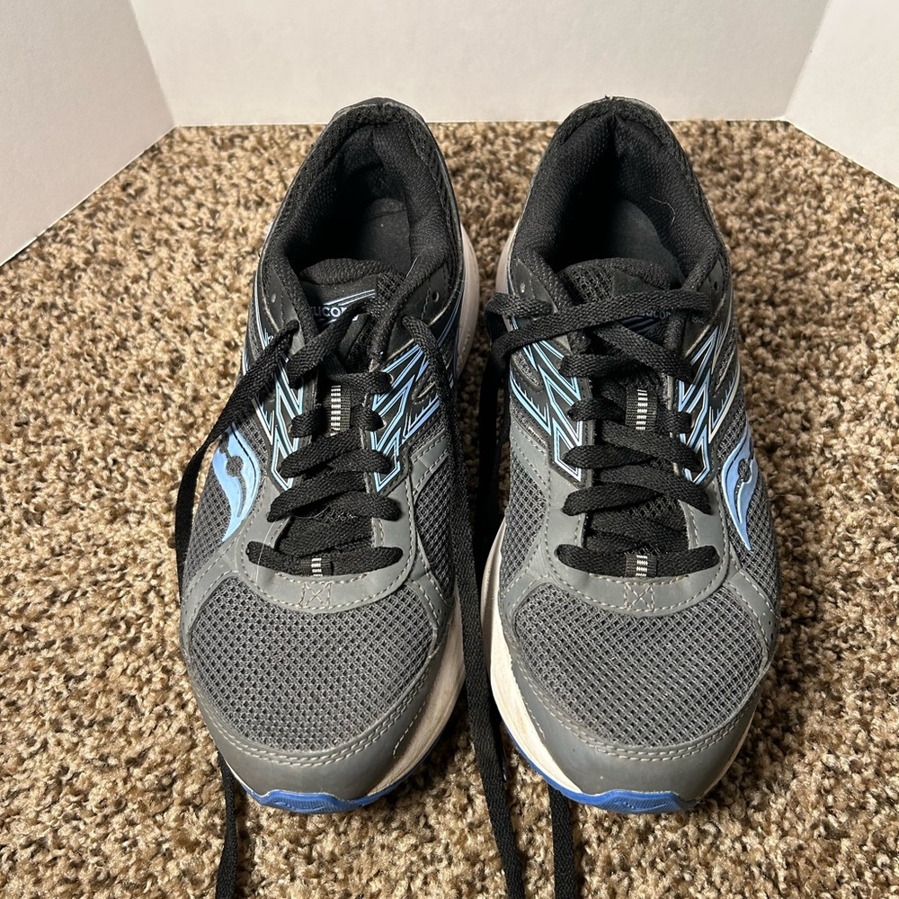 Saucony Cohesion S10628-8 Gray Blue‎ Women’s Tennis Shoes Size 8
